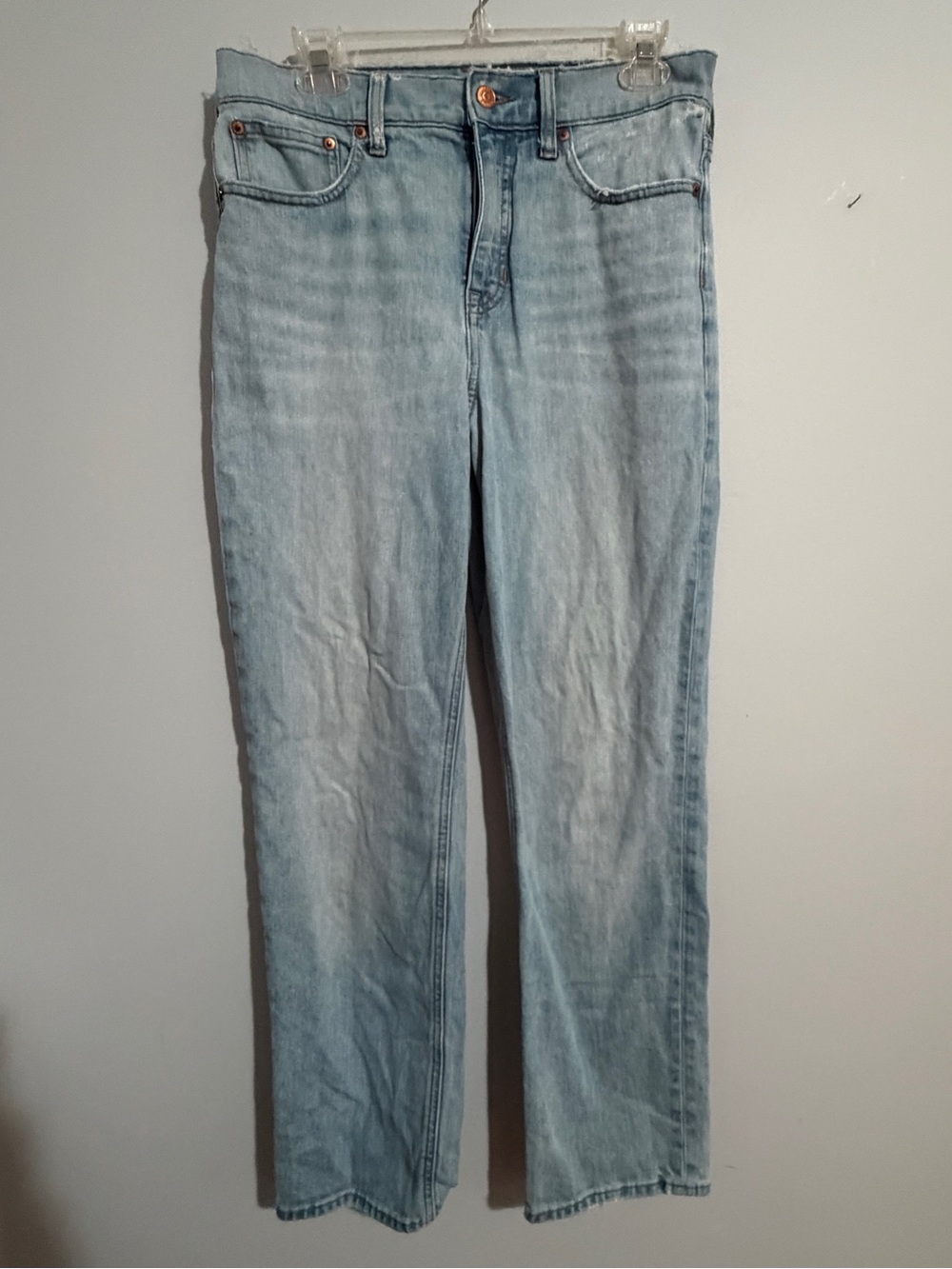 J. Crew 90’s Retro Straight Leg Light Wash Jeans- 28T